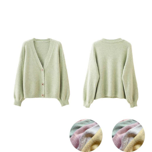 High Quality Brand Autumn Winter Sweater Women Cardigan Sweater Loose Girl's Cashmere Sweater