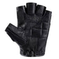 Sheepskin Half-finger Gloves Men's Four Seasons Riding and Driving Motorcycle Outdoor Tactical Training Non-slip Leather Gloves