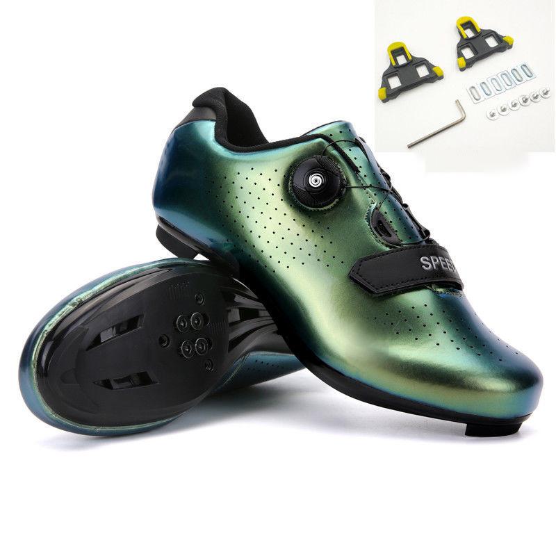 Road Cycling Shoes Hard-soled Mountain Bike Bicycle Professional Lock Shoes Men and Women Power-assisted Bicycle Flat Shoes
