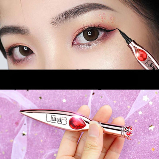 High quality diamond eyeliner waterproof non-staining eyeliner student beginner not easy to discolor