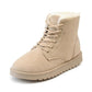 Winter Short Tube Snow Boots Korean Martin Boots Women's Shoes Plus Velvet All-match Cotton Shoes
