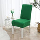 Plain Color Chair Cover Spandex Stretch Elastic Wedding Banquet Chair Covers Dining Seat Cover