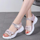 Sandals Ladies Students Korean Version  Roman Shoes Flat College Style Wild Summer Fashion Comfortable  Breathable