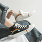 Rainbow high-top canvas shoes students breathable all-match college wind shoes ins casual shoes