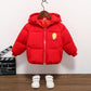 Girls' Winter Clothes Plus Fleece Hooded Jacket Bread Clothing Thickened To Keep Warm