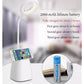 USB Rechargeable Table Lamp Storage Pen Touch Table Lamp for Reading Student Dimmable Desk Lamp