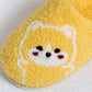 Autumn and Winter Cotton Slippers for Men and Women Cute Indoor Embroidered Non-slip Warm Couple Slippers