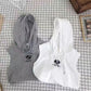 Two-piece Children's Boys Summer Suit Sleeveless Hooded Shorts Girl Suit for 2-8 Years