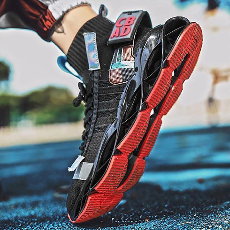 Spring and Summer Tide Men's Shoes Blade Sports Shoes Personality Trend Socks Shoes Breathable Wild Mandarin Duck Tide Shoes