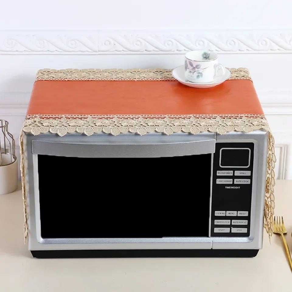 Leather Microwave Oven Dust-proof, Waterproof and Oil-proof Cover Towel Oven Universal Protective Cover 35*100cm