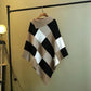 Loose Cloak-type Mid-length Cloak Plaid Pullover Loose Knit Jacket Ladies Temperament Outer Sweater Simple and Versatile