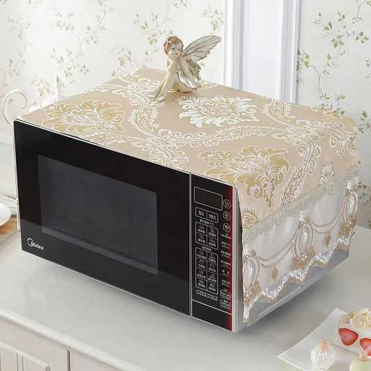 Universal Microwave Oven Cover European Dust Cover Oven Household Rectangular Cover Cloth Cover Towel Home Fabric