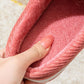 Cotton Slippers Men's Winter Home Indoor Warm Non-slip Thick Bottom Suede Cotton Shoes