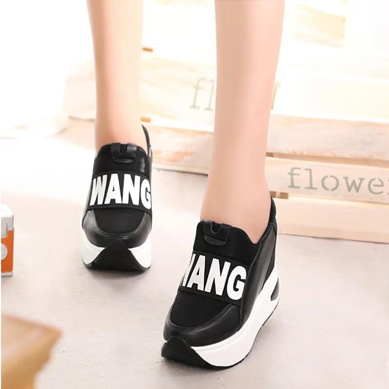 Trifle Thick-soled Lazy Shoes Invisible Increase Women's Shoes All-match Spring and Autumn Korean Women's Travel Shoes