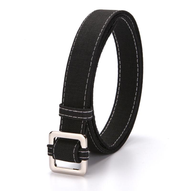 Belt Pants Belt Female Simple Wild Denim Youth Students Free Punching Woven Belts Casual