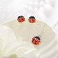 Fashion Set Jewelry Creative Seven-Star Ladybug Two-Piece Stud Necklace Creative Cute Jewelry