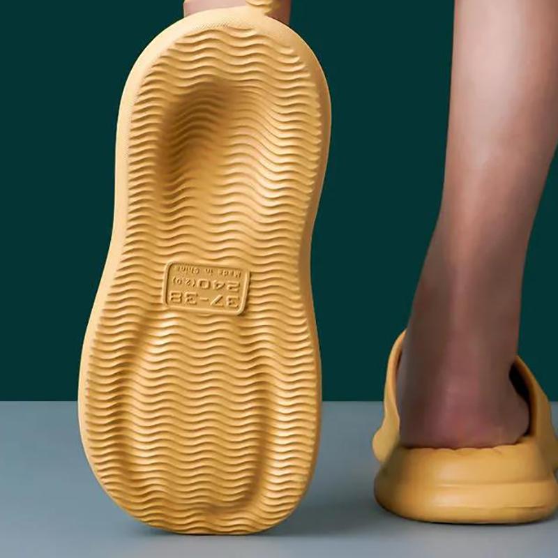 Summer Couples Home Indoor Deodorant Slippers Household Thick-soled Non-slip Sandals and Slippers