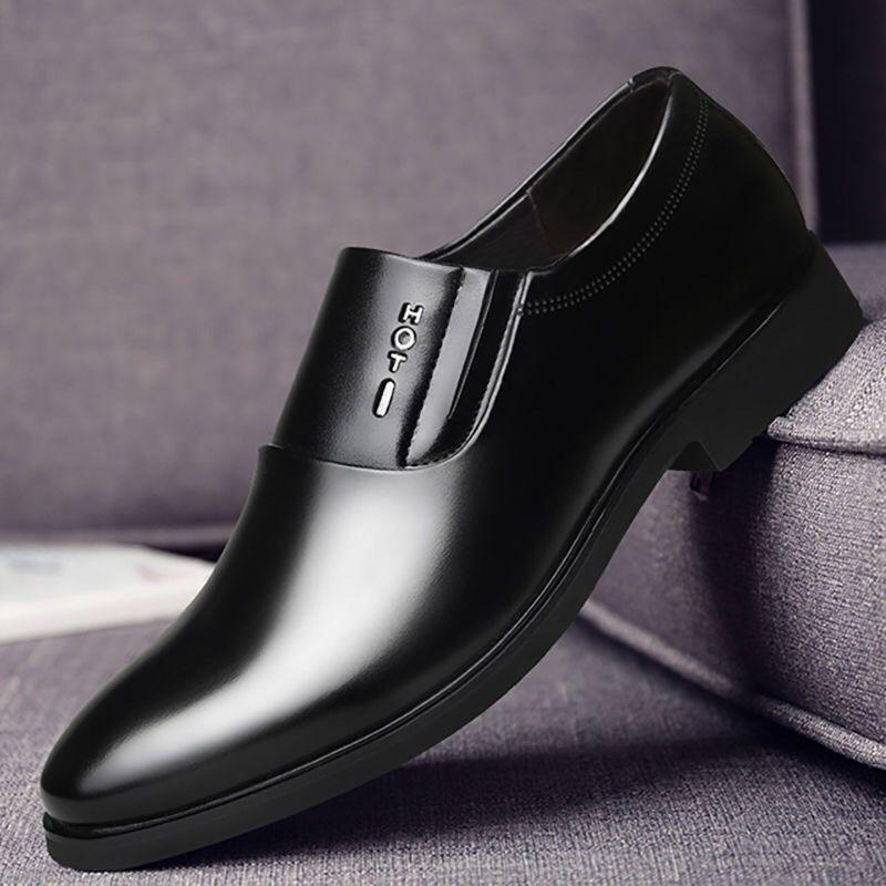 Men's Trendy pointed  oxfords shoes  Dress Shoes Italy Style Man Wedding Shoes