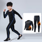 Boys Running Children Fitness Sets Gym Clothing Men Training Tights Jogging Sports Compression Wear