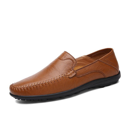 Soft Soles and Soft Leather Breathable Shoes for Men, Casual Shoes with Comfortable Shoes for Men