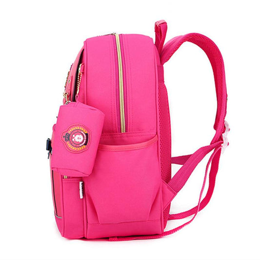 Children School Bags 2019 New Princess Bowknot Orthopedic Backpack Girls Satchel Bag Waterproof Scho