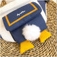 Canvas Bag Women's Casual Simple Solid Color Shoulder Bag Korean Version of Nylon Cloth Cute All-match Messenger Bag