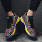 Size 36-45 Men Sneakers Graffiti Basketball Shoes Non-slip Lightweight Breathable Running Shoes
