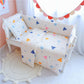 Crib Bed Surrounding Newborn Baby Pure Cotton Anti-collision Children's Stitching Bed Bed Surrounding Winter Thickening Bed Surrounding Soft Package