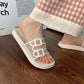 Cute Girl Heart Sandals and Slippers Student Home Fashion Non-slip Indoor Outdoor Sandals and Slippers Female Summer