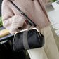 Ladies Handbag Fashion Black Horse Hair with Rhinestone Fashionable Shoulder Bag Messenger Bag