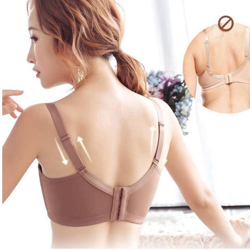 Ice Silk No Steel Ring Sexy Underwear Small Breasts Gather The Auxiliary Breasts To Prevent Sagging and Adjust The Bra