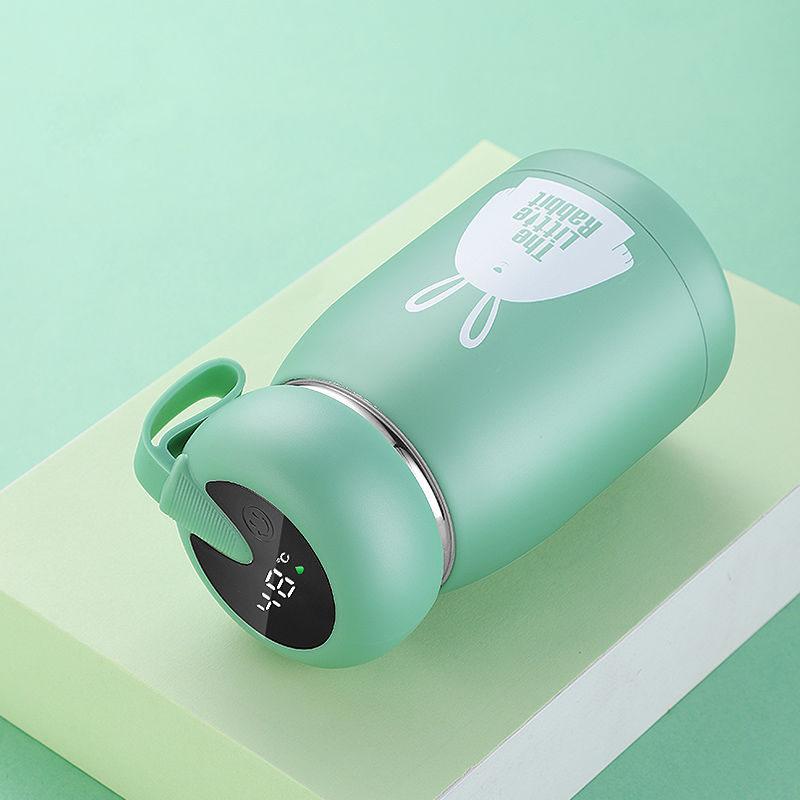 Intelligent Temperature Measuring Flask Portable Water Cup Children's Cup Female Student Cute Portable Thermos Cup