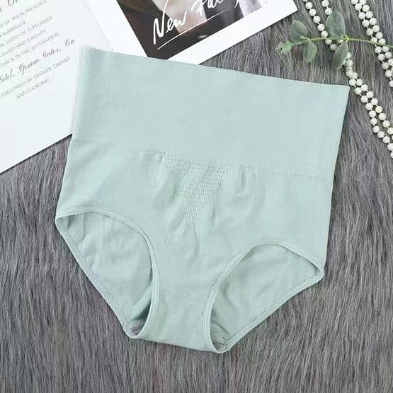 5Pcs/Set Women's High Waist Seamless Cotton Underpants Female All-match Solid Color Large Size Causal Soft Briefs