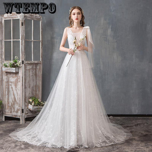 Gorgeous Ball Gown Wedding Dress With Lace Vestido De Novia Princes  Wedding Dresses Bridal Gown