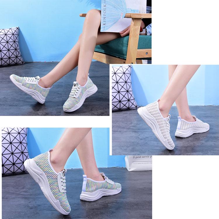 Women Flat Shoes Knit Woman Casual Slip on Vulcanized Shoes Female Mesh Soft Breathable Women's Footwear for Ladies Sneaker