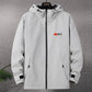Autumn Jacket Leisure All-match Jacket Fat Boy Plus Fat Plus Size Loose Breathable Hooded Jacket