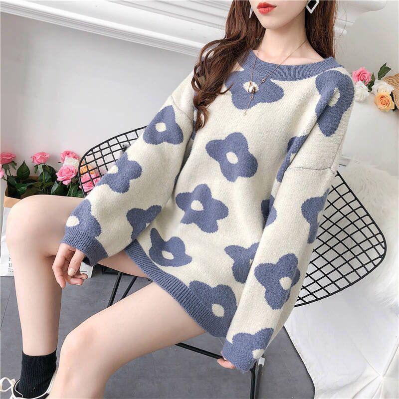 Thick high collar sweater female autumn and winter long sleeve large size warm sweater cashmere