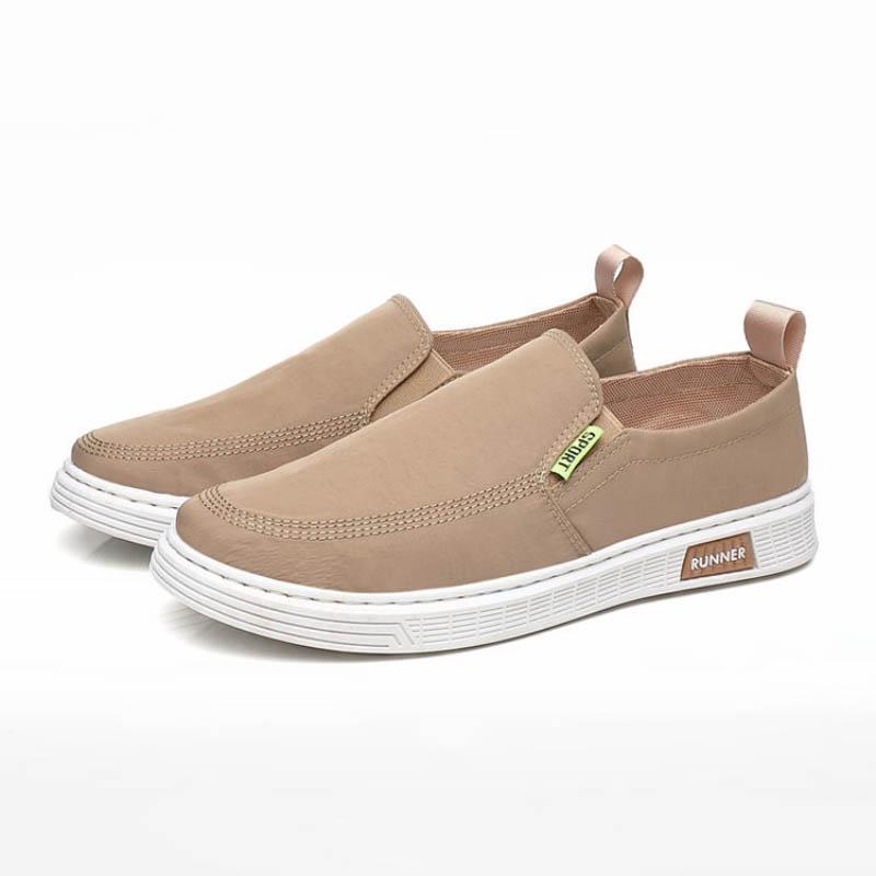 Spring Summer Canvas Shoes Men's Korean Version All-match Casual Cloth Shoes Ice Silk Breathable Deodorant Driving Shoes