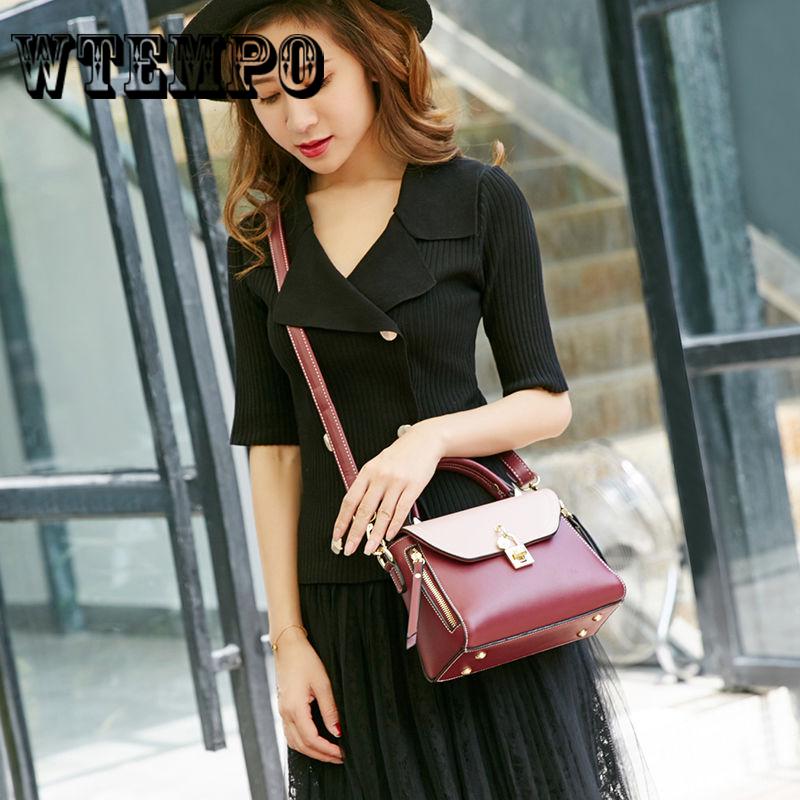 Handbags Trendy Women Bag Plum Lock Handbag Leather Shoulder Bag Elegant Crossbody Bag