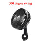 Car Rear Fan Mini Car Home Office Fan Portable Boutique Fan with USB Head