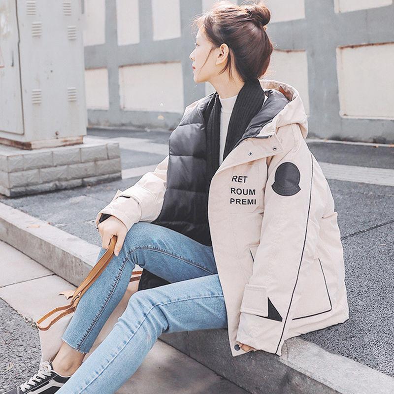 Winter Down Padded Jacket Women Fashion Trend Tooling Warm Small Thick Coat