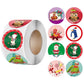 500 Christmas Stickers/roll Kindergarten Baby Bonus Stickers Students Decorate Christmas Gift Box Gift Stickers