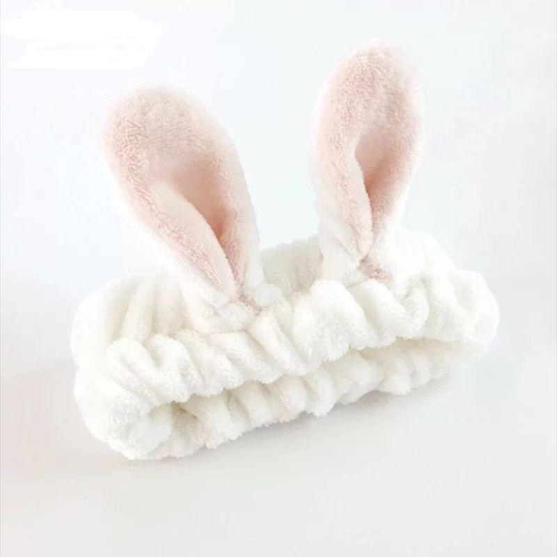 Cute Hairband Three-dimensional Rabbit Ears Face Wash Makeup Hairband Headband Headband