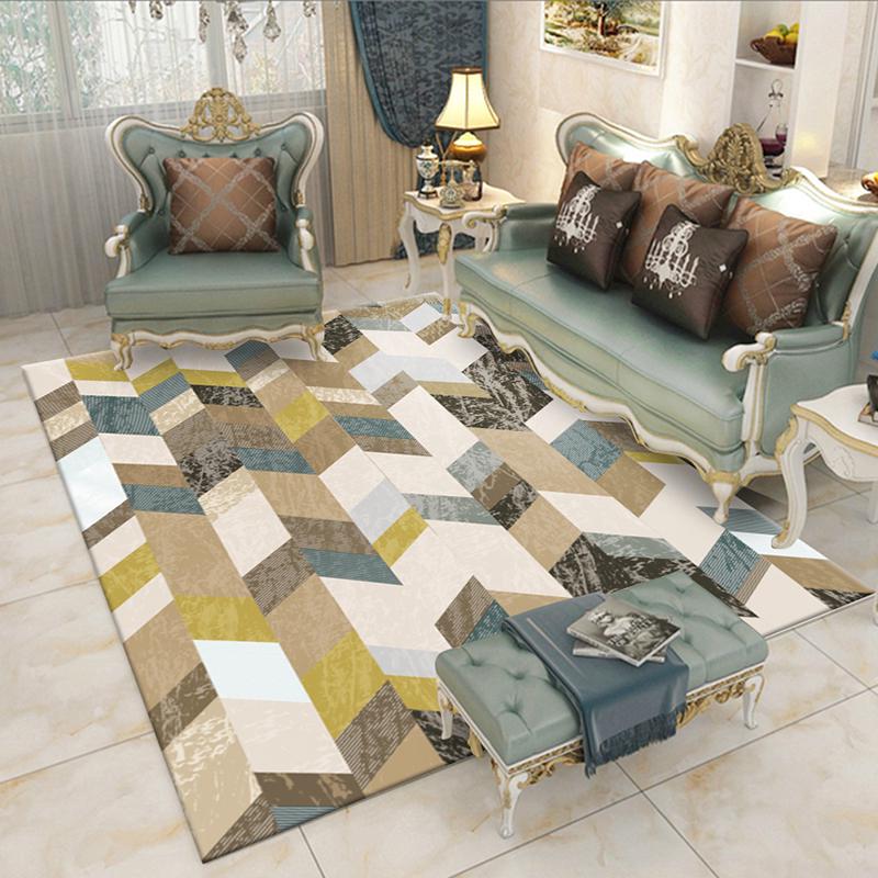 Nordic Geometric Carpets for Living Room Carpet Bedroom Sofa Coffee Table Rug Floor Mat Modern Rugs