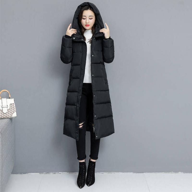 Long Parkas Down Coat Women Winter Jacket Windbreaker Hooded Slim Plus Size Parkas Coats Down Jackets