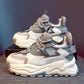 Female Student Sports Shoes Korean Casual Height-increasing Shoes Mesh Breathable Running Shoes