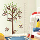 [Wall sticker] new cartoon monkey tree baby wall stickers for children's rooms Home Decoration art d