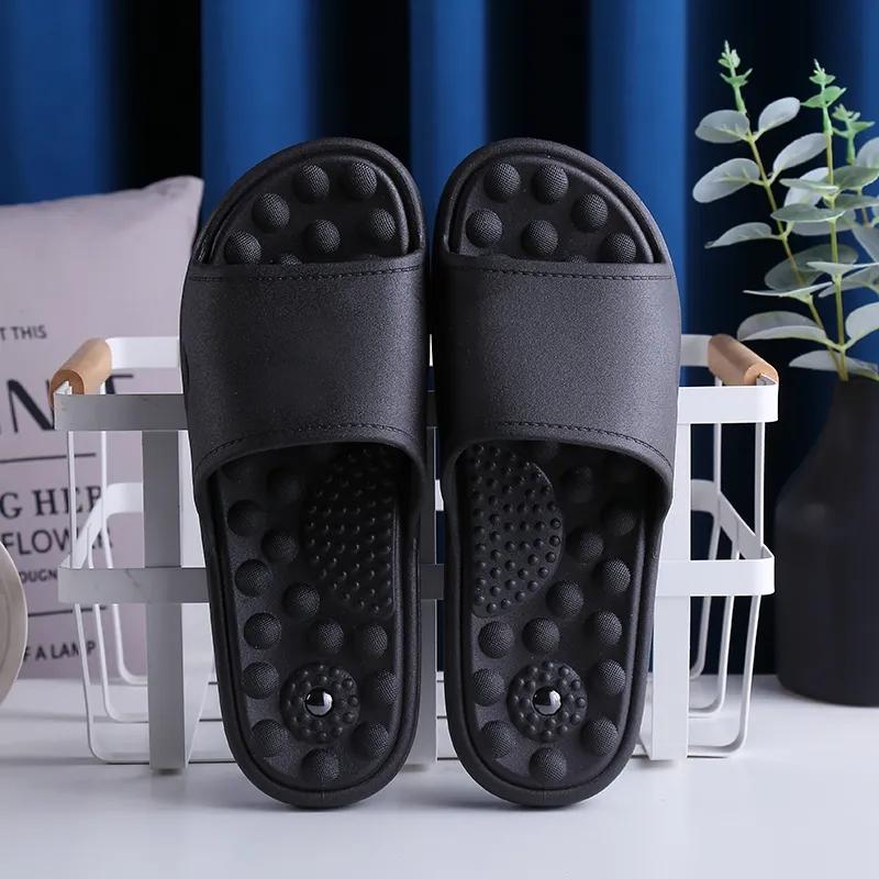 Upgraded Magnet Physiotherapy Sandals and Slippers Women's Summer Home Couple Bathroom Bath Non-slip Massage Slippers Men's Flip Flops