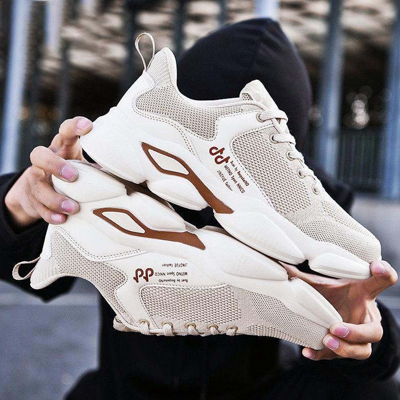 Summer Men's Shoes Men's  Sports Shoes Men's Net Shoes Breathable Casual Running Shoes Vibrato