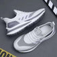 Men's Spring and Summer Breathable Deodorant Casual Sports Shoes Running Shoes Trend All-match Flying Mesh Shoes